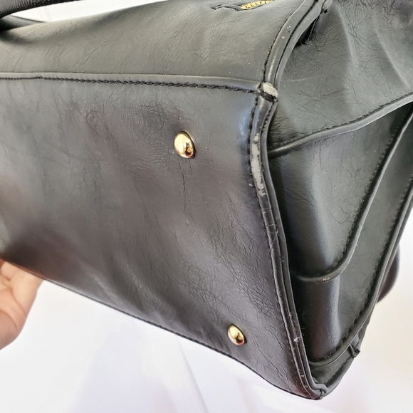 ⬇️ Ever New Faux Leather Satchel Crossbody Bag - Picture 8 of 14